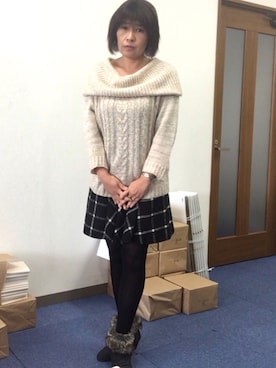 「INGNI（イング）のアイテム」を使った、さなりんさん（レディース・163cm・40代）の冬コーディネート