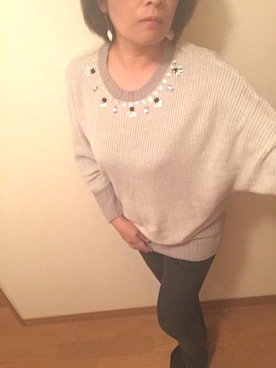 「CECIL McBEE（セシルマクビー）のアイテム（アクセサリー）」を使った、さなりんさん（レディース・163cm）の冬コーディネート