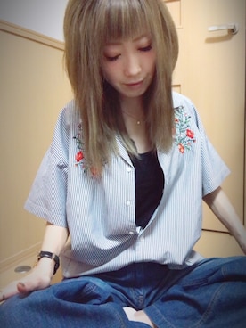 「レプシィム(LEPSIM)」｜「アイテム（アンダーウェア）」を使った、···ma···さん（レディース・159cm）の春コーディネート