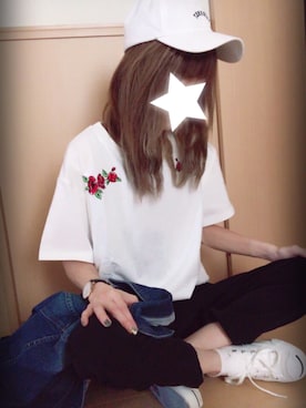 「髪ボサボサ」｜「アイテム（ジャケット/アウター）」を使った、···ma···さん（レディース・159cm）の春コーディネート