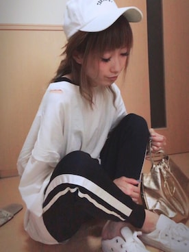 「CONVERSE（コンバース）のCONVERSE コンバース ジャック パーセル / JACK PURCEL（スニーカー）」を使った、···ma···さん（レディース・159cm）の夏コーディネート