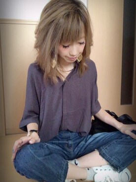 「CONVERSE（コンバース）のCONVERSE コンバース ジャック パーセル / JACK PURCEL（スニーカー）」を使った、···ma···さん（レディース・159cm）の夏コーディネート