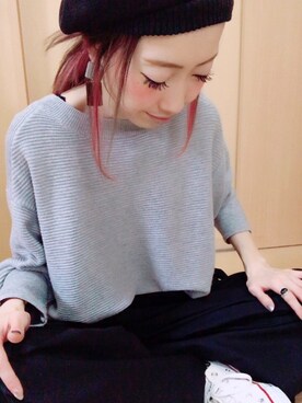 「レプシィム(LEPSIM)」｜「アイテム（ハンチング/ベレー帽）」を使った、···ma···さん（レディース・159cm）の春コーディネート