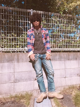 ちゃけ＆まこさんのコーディネート