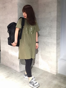 「アイテム（雑貨/ホビー）」を使った、New Balance KYOTO FUJII DAIMARUさん（レディース・154cm）の春コーディネート