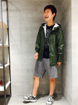 New Balance KYOTO FUJII DAIMARUさん(メンズ・177cm)の夏コーディネート