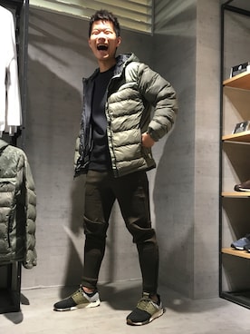 「NEW BALANCE（ニューバランス）のアイテム（ジャケット/アウター）」を使った、New Balance KYOTO FUJII DAIMARUさん（メンズ・177cm）の秋コーディネート