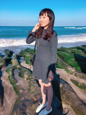 「老梅石槽」｜哞妞さん（レディース・155cm）の春コーディネート