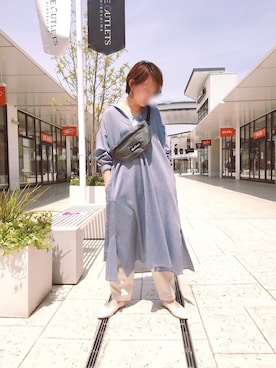 「abahouse」｜「アイテム（ワンピース/ドレス）」を使った、tsumaruさん（レディース・161cm）の春コーディネート