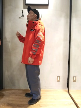 「ショット」｜「アイテム（キャップ）」を使った、senさん（メンズ・165cm）の秋コーディネート