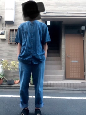 「NANO universe（ナノユニバース）のアイテム（その他シューズ）」を使った、kumaさん（メンズ・174cm）の夏コーディネート