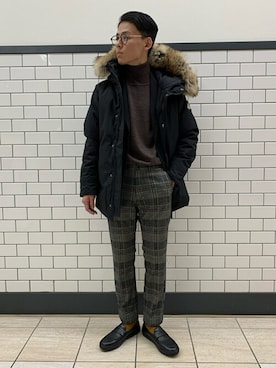 「gim（ジム）のアイテム」を使った、kaziさん（メンズ・175cm）の秋コーディネート