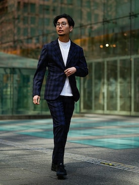 「COMMON PROJECTS（コモンプロジェクト）のアイテム」を使った、miuraさん（メンズ・178cm）の春コーディネート