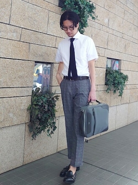 「lideal（リデアル）のアイテム」を使った、miuraさん（メンズ・178cm）の夏コーディネート