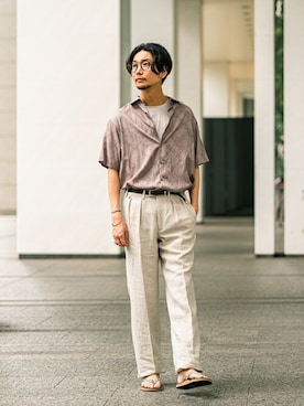 miuraさん（メンズ・178cm）の夏コーディネート