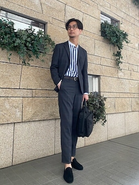 「FERRANTE（フェランテ）のアイテム」を使った、miuraさん（メンズ・178cm）の秋コーディネート