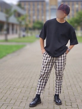 「学校」｜「アイテム（その他）」を使った、東北大生のWEARさん（メンズ・180cm）の秋コーディネート