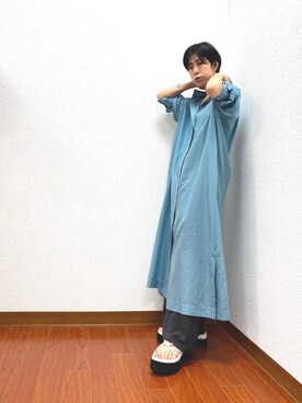 「KBF+」｜「アイテム（ワンピース/ドレス）」を使った、iriさん（レディース・156cm）の春コーディネート