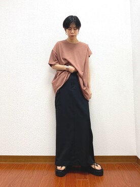 「KBF+」｜「アイテム（アクセサリー）」を使った、iriさん（レディース・156cm）の春コーディネート
