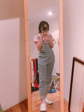 「JOJO（ジョジョ）のアイテム（トップス）」を使った、カズナさん（レディース・160cm）の冬コーディネート