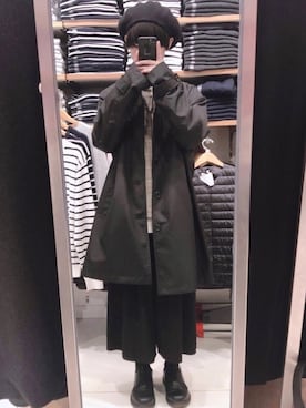 「SPINNS（スピンズ）のアイテム（ドレスシューズ）」を使った、プチプラのかぴばらさんさん（メンズ・163cm）の冬コーディネート