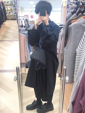 「秋のマイ旬スタイル」｜「アイテム（ステンカラーコート）」を使った、プチプラのかぴばらさんさん（メンズ・163cm）の秋コーディネート