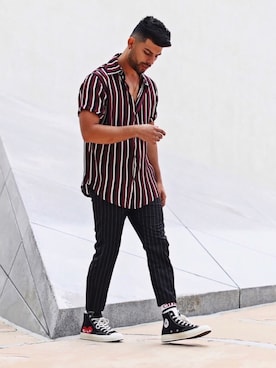 「model」｜Jacob Alvaradoさん（メンズ・180cm）の冬コーディネート