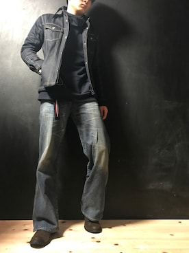 「A.S.M（エーエスエム）のアイテム（ジャケット/アウター）」を使った、じんさん（メンズ・169cm）の冬コーディネート
