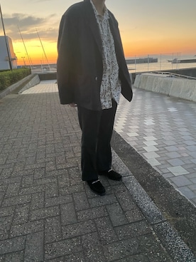 「aie」｜「アイテム（ジャケット/アウター）」を使った、ダニエルさん（メンズ・174cm）の秋コーディネート
