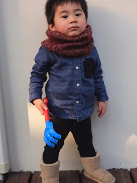 梅さん（キッズ・80cm）の春コーディネート