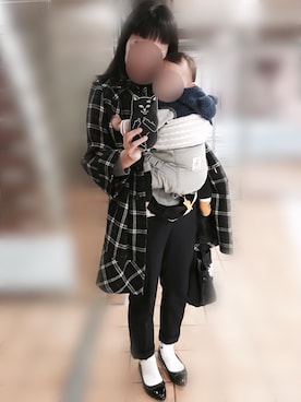 「Carter's（カーターズ）のアイテム」を使った、Chaccoさん（レディース・156cm）の冬コーディネート