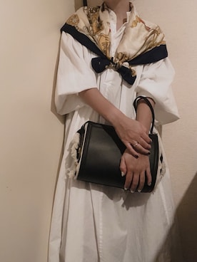 「秋冬」｜「アイテム（シャツワンピース）」を使った、Chaccoさん（レディース・156cm）の秋コーディネート