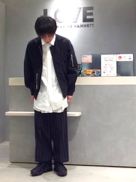 「HAMNETT（ハムネット）のアイテム」を使った、noroさん（メンズ・168cm）の春コーディネート