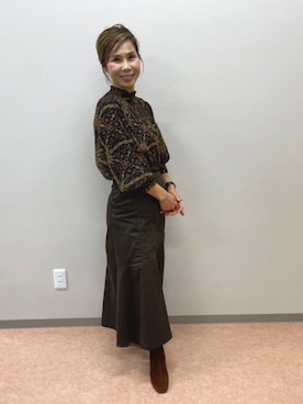 「DIANA」｜「アイテム（ブーツ）」を使った、jamie5910さん（レディース・153cm）の冬コーディネート