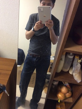 「OLD JOE & CO.（オールドジョーアンドコー）のアイテム（パンツ）」を使った、一味さん（メンズ・170cm）の秋コーディネート