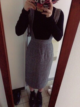 「CONVERSE（コンバース）の【CONVERSE NEXTAR 110LOW】　コンバース進化形次世代モデル *ZOZOTOWNすべてのシューズ部門　2位獲得実績モデル（スニーカー、ブラック系）」を使った、tmsnさん（レディース・153cm）の秋コーディネート