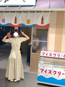 「アイテム（イヤリング）」を使った、riho.さん（レディース・158cm・20代）の夏コーディネート