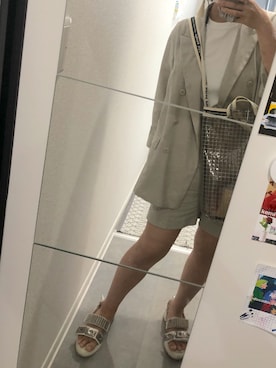 「アイテム（イヤリング）」を使った、riho.さん（レディース・158cm・20代）の夏コーディネート