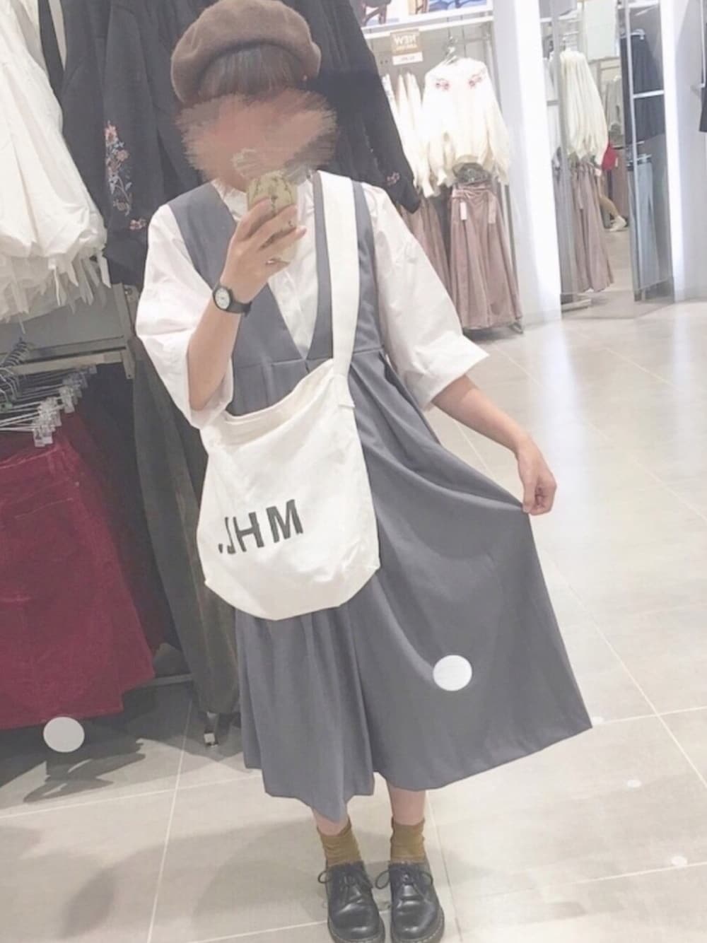 MHL.  ジャンバースカート 極美品 マーガレットハウエル MHL. 2022*ジャンパースカート