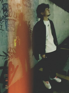 「Dickies（ディッキーズ）のアイテム（セットアップ）」を使った、syu_goさん（メンズ・173cm）の秋コーディネート