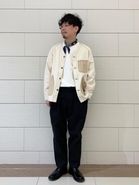 「SMITH'S（スミス）のアイテム（ジャケット/アウター）」を使った、coenかげやまさん（メンズ・176cm）の冬コーディネート