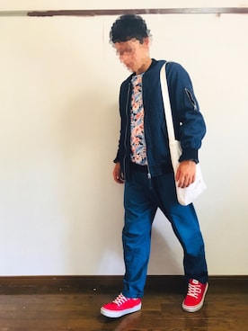 「BACK NUMBER（バックナンバー）のアイテム（デニムジャケット）」を使った、ケンケンさん（メンズ・162cm）の春コーディネート