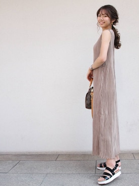 Maさん（レディース・172cm）の春コーディネート