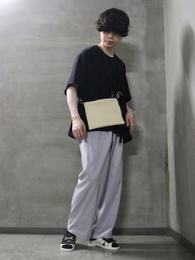 「Lui's（ルイス）のアイテム（その他シューズ）」を使った、ヤマモトさん（メンズ・170cm）の春コーディネート