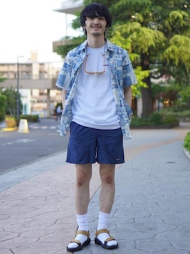 sugamata_iさん（メンズ・170cm）の夏コーディネート