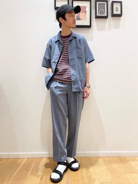 sugamata_iさん（メンズ・170cm）の夏コーディネート
