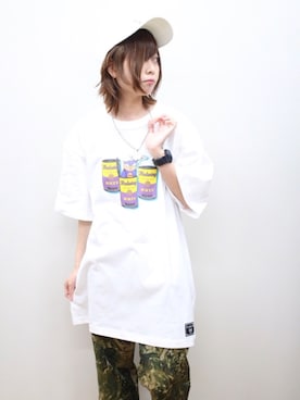 「ROLLING CRADLE（ローリングクレイドル）のアイテム」を使った、ainaさん（レディース・153cm）の夏コーディネート