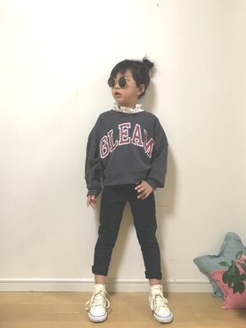 Sae ᕱ  Leoさん（キッズ・110cm）の秋コーディネート