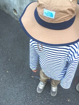 「ノースフェイス」｜s_o_rさん（キッズ・120cm）の春コーディネート