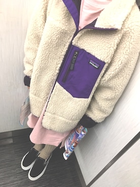 「キッスコーデ」｜「アイテム（ワンピース/ドレス）」を使った、s_o_rさん（キッズ・120cm）の冬コーディネート